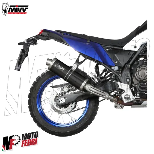 MF7080 Scarico Marmitta MIVV Oval Yamaha Tenere 700 - 2019 / 2026 Omologato Inox