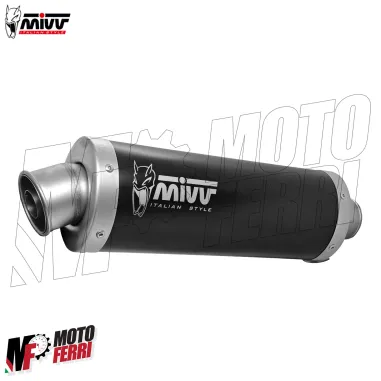 MF7080 Scarico Marmitta MIVV Oval Yamaha Tenere 700 - 2019 / 2026 Omologato Inox