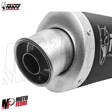 MF7080 Scarico Marmitta MIVV Oval Yamaha Tenere 700 - 2019 / 2026 Omologato Inox