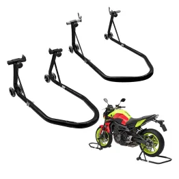 MF4795 Coppia Cavalletti Moto Alzamoto Anteriore Cono Posteriore a Forchetta BCR