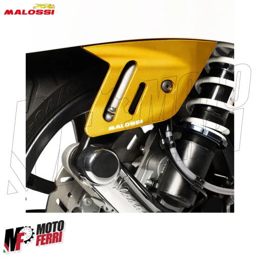 MF5264 Coperchio Copri Forcella Malossi CNC Vespa GTS 300 Super - 2021/2024 Oro