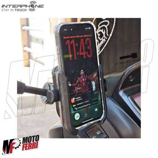 MF6899 Supporto Cellulare Smartphone Medley 125 150 200 da Specchietto Crab PRO