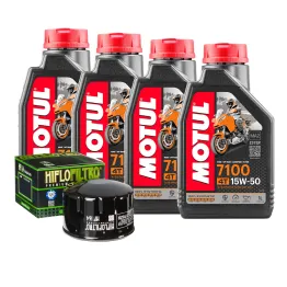 MF6458 Tagliando BMW C 650 Sport GT 2011 / 2020 4LT Olio Motul 7100 15W50 Filtro