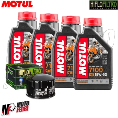 MF6458 Tagliando BMW C 650 Sport GT 2011 / 2020 4LT Olio Motul 7100 15W50 Filtro
