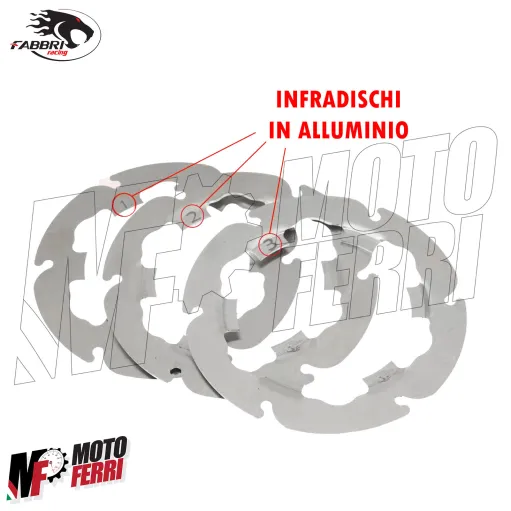 MF1182 Frizione Fabbri Racing FB36 16 Molle Vespa 50 Special R PK S XL 125 ET3 Primavera Ape