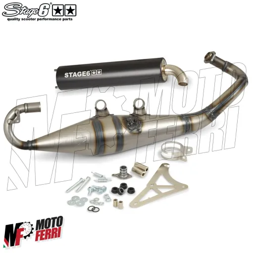 MF2540 Marmitta Scarico Stage6 Pro Replica MK2 NRG Power Runner ZIP MC2 MC3 DD