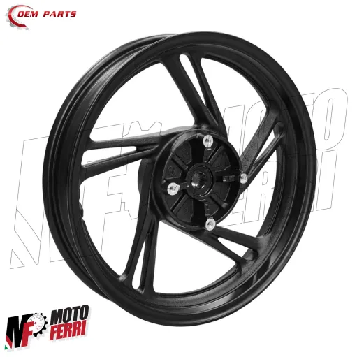 MF4534 Cerchio Posteriore Honda SH 125 150 da 2017 a 2026 Nero Opaco