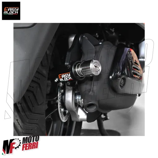 MF9361 Antifurto Blocca Ruota Meccanico EasyBlock Vespa GTS 300 310 2008 a 2026