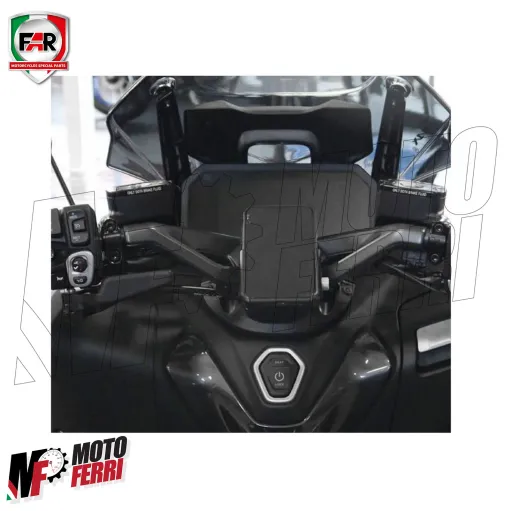 MF3310 Supporto Porta Smartphone Universale FAR per Yamaha TMax 560 2022 - 2025