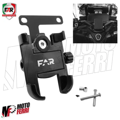 MF3310 Supporto Porta Smartphone Universale FAR per Yamaha TMax 560 2022 - 2025