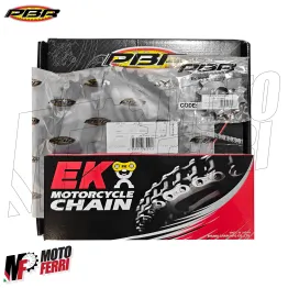 MF6225 Kit Catena Corona 41 Pignone 13 Honda XL R Paris Dakar 200 da 1984 a 1990 2