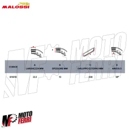 MF5769 Cinghia Variatore Malossi Piaggio Carnaby MP3 Yourban X10 125 4T X Belt 2