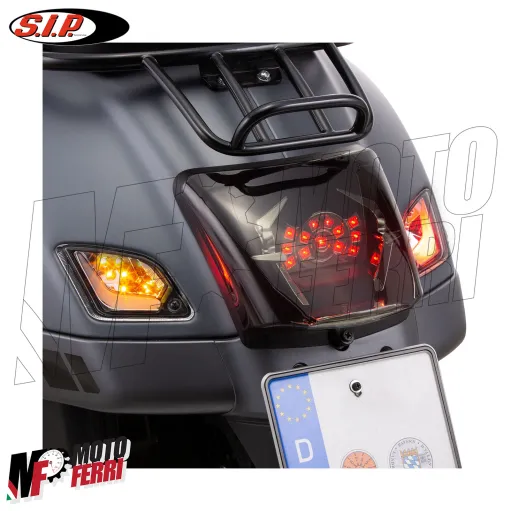 MF2969 Frecce Posteriori Led Trasparente SIP Vespa GTS 125 300 da 2014 a 2022