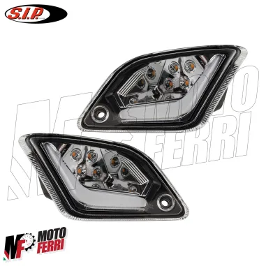 MF2969 Frecce Posteriori Led Trasparente SIP Vespa GTS 125 300 da 2014 a 2022