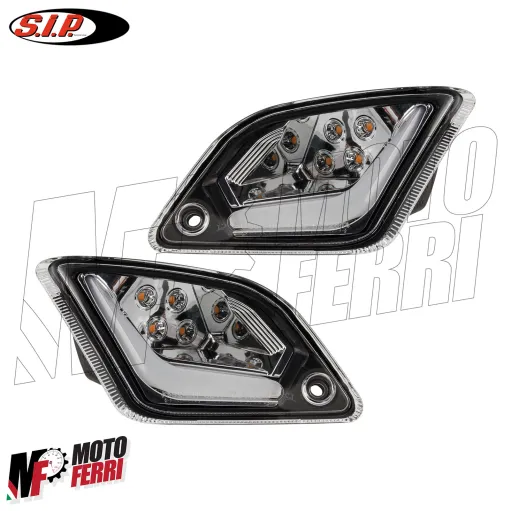 MF2969 Frecce Posteriori Led Trasparente SIP Vespa GTS 125 300 da 2014 a 2022