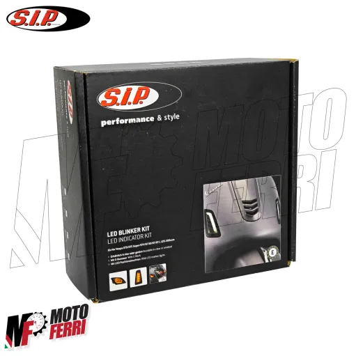 MF2969 Frecce Posteriori Led Trasparente SIP Vespa GTS 125 300 da 2014 a 2022