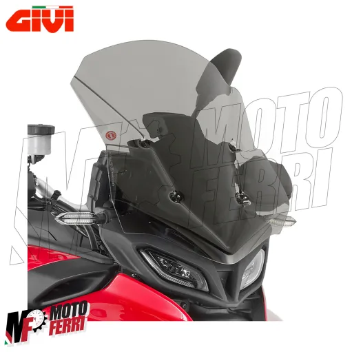MF2905 Cupolino Parabrezza Fume' Givi Yamaha Tracer 9 GT / GT+ da 2021 a 2024