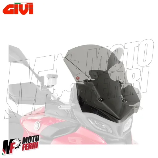 MF2905 Cupolino Parabrezza Fume' Givi Yamaha Tracer 9 GT / GT+ da 2021 a 2024