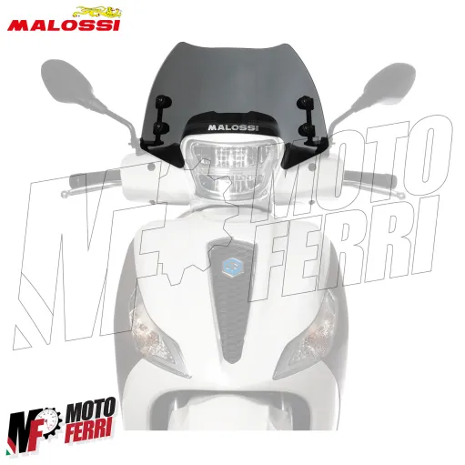 MF2901 Cupolino Malossi Sport Screen Fume' Scuro Medley 125 150 200 - 2020/2026