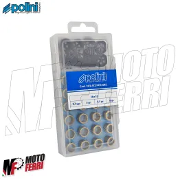 MF3762 Rulli Variatore 16x13 Polini Grammi 4,5 / 5 / 5,5 / 6 Scooter 50cc 2
