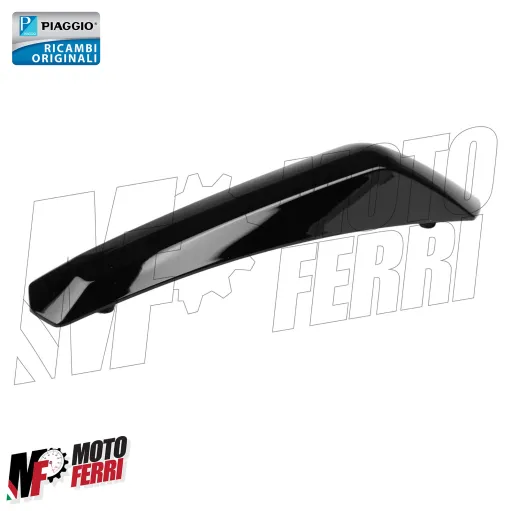 MF6316 Cresta Parafango Nero Lucido Vespa GTS 125 300 310 dal 2022 al 2026