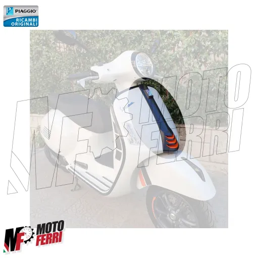 MF2961 Calandra Nasello Copristerzo Vespa GTS 125 310 da 2024 a 2026 Carbon Look