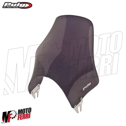 MF5183 Cupolino Puig Fumè Scuro Moto Faro Tondo Yamaha Honda Kawasaki BMW