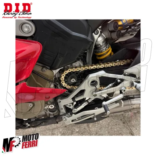 MF8854 Kit Trasmissione DID GP Ducati Panigale 1100 V4 Corona Pignone 2018/2024