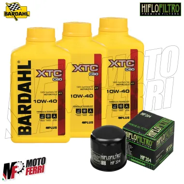 MF5343 Tagliando Yamaha Tracer 9 GT 2016/2026 - 3 Olio Bardahl XTC 10W40 Filtro