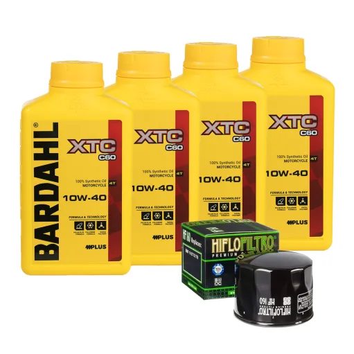 MF5286 Tagliando BMW S 1000 R / XR - 2013/2026 - 4 Olio Bardahl XTC 10W40 Filtro