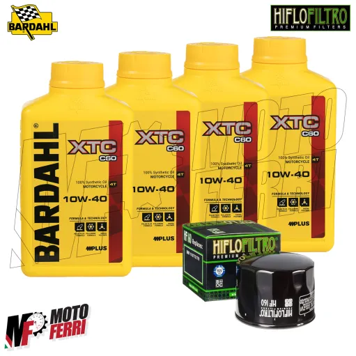 MF5286 Tagliando BMW S 1000 R / XR - 2013/2026 - 4 Olio Bardahl XTC 10W40 Filtro