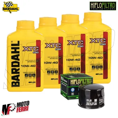 MF5286 Tagliando BMW S 1000 RR da 2009 a 2026 - 4 Olio Bardahl XTC 10W40 Filtro