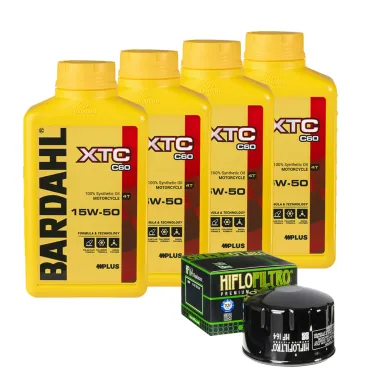 MF1774 Tagliando BMW R 1200 GS - 2004 a 2012 - 4 Olio Bardahl XTC 15W50 Filtro