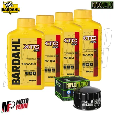MF1774 Tagliando BMW R 1200 GS - 2004 a 2012 - 4 Olio Bardahl XTC 15W50 Filtro