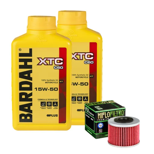 MF5189 Tagliando Royal Enfield Himalayan 411 - 2LT Olio Bardahl XTC 15W50 Filtro