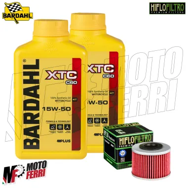 MF5189 Tagliando Royal Enfield Himalayan 411 - 2LT Olio Bardahl XTC 15W50 Filtro