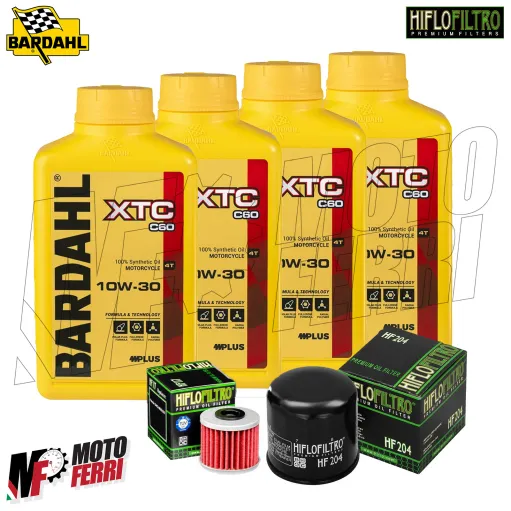 MF5177 Tagliando Honda X-ADV 750 - 2017 a 2026 - 4 Olio Bardahl XTC 10W30 Filtro