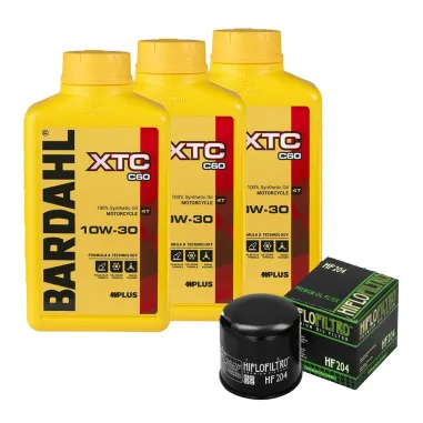 MF5176 Tagliando Honda CB 650 R da 2019 a 2026 - 3 Olio Bardahl XTC 10W30 Filtro