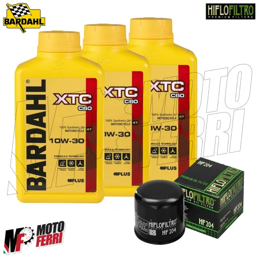 MF5176 Tagliando Honda CB 650 R da 2019 a 2026 - 3 Olio Bardahl XTC 10W30 Filtro