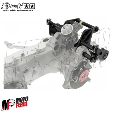 MF2576 TELAIETTO REGGI BLOCCO MOTORE STAGE6 MKII YAMAHA AEROX MBK NITRO 50 2T