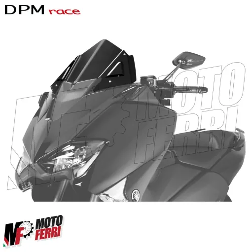 MF2580 - CUPOLINO EXENTIAL NERO SPORT DPM RACE YAMAHA 530 560 TMAX 2017 - 2021