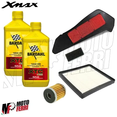 MF2582 - KIT TAGLIANDO 2 LT XTC FILTRO OLIO ARIA YAMAHA 300 XMAX CZD 2017 2021