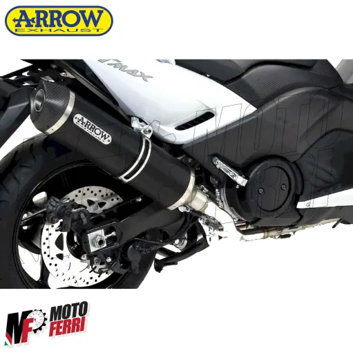 MF258x - MARMITTA SCARICO COLLETTORI ARROW RACING DARK YAMAHA TMAX 530 2012 2016