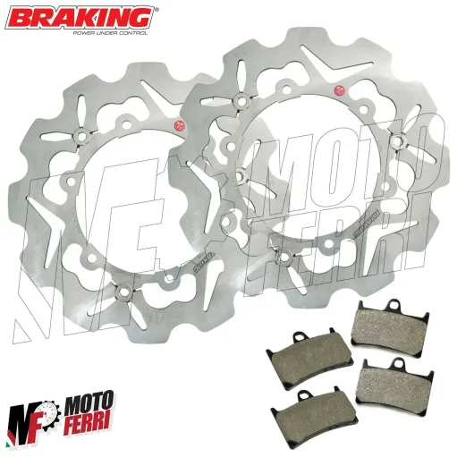 MF2623 KIT 2 DISCO FRENO ANTERIORE WAVE BRAKING YAMAHA 500 TMAX 2008 - 2011