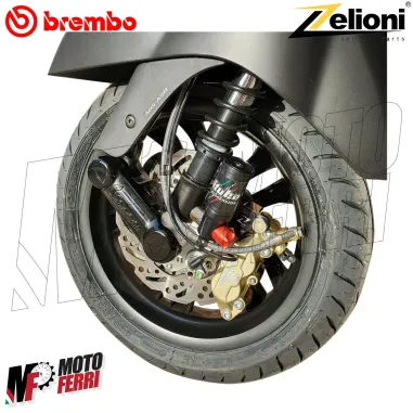MF2636 - PINZA FRENO ANTERIORE BREMBO P4 30/34 C VESPA 125 300 GTS HPE 2014 2023