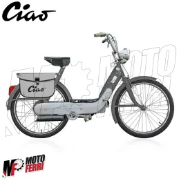 MF2661 Borsa Piaggio Ciao Laterale da Portapacchi Grigio Nero Impermeabile 2