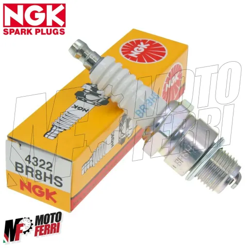 MF2665 Candela NGK BR8HS Passo Corto Booster SR Aerox Nitro F12 F15 Neos 50 2T