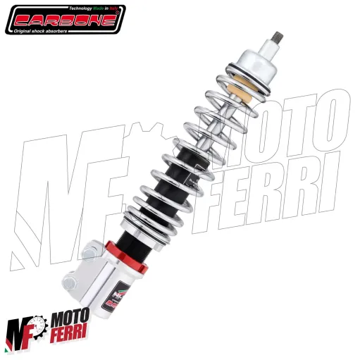 Ammortizzatore Anteriore Vespa PX PE / T5 125 150 200 Carbone Hi-Tech Cromato