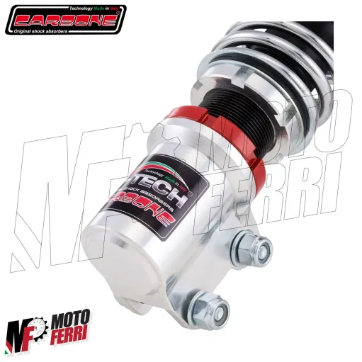 Ammortizzatore Anteriore Vespa PX PE / T5 125 150 200 Carbone Hi-Tech Cromato