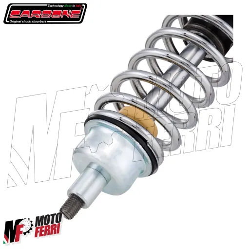 Ammortizzatore Anteriore Vespa PX PE / T5 125 150 200 Carbone Hi-Tech Cromato